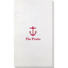 Nautical Anchor Bamboo Luxe Guest Towels