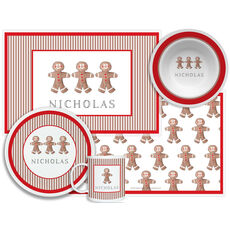 Gingerbread 4-Piece Dinnerware Set