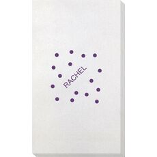Confetti Dot Party Bamboo Luxe Guest Towels