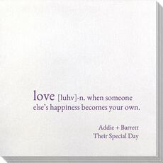 Definition of Love Bamboo Luxe Napkins