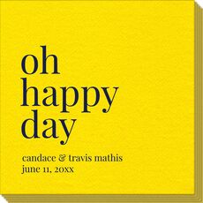 Oh Happy Day Linen Like Napkins