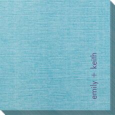 Right Side Name Bamboo Luxe Napkins