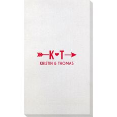 Cupid's Arrow Bamboo Luxe Guest Towels