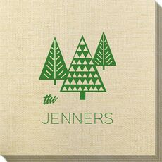 Modern Trees Bamboo Luxe Napkins