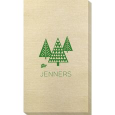 Modern Trees Bamboo Luxe Guest Towels