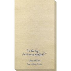 Elegant On This Day Bamboo Luxe Guest Towels