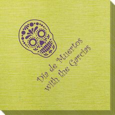 Sugar Skull Bamboo Luxe Napkins