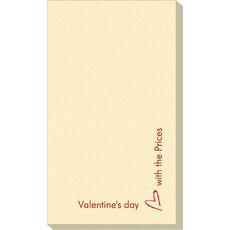 Corner Text with Mon Cherie Heart Design Linen Like Guest Towels