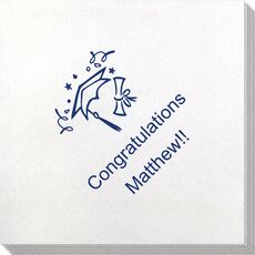 Finally Graduation Day Bamboo Luxe Napkins
