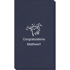 Finally Graduation Day Linen Like Guest Towels