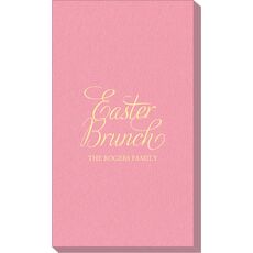 Easter Brunch Linen Like Guest Towels