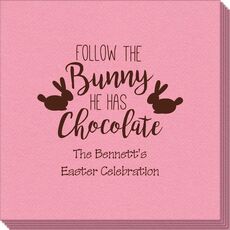 Follow The Bunny Linen Like Napkins