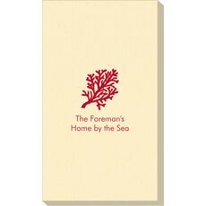 Coral Reef Linen Like Guest Towels