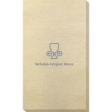 Ceremonial Goblet and Wafer Bamboo Luxe Guest Towels