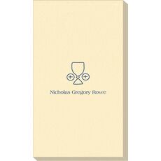 Ceremonial Goblet and Wafer Linen Like Guest Towels