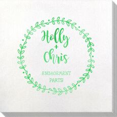 Sweet Wreath Bamboo Luxe Napkins
