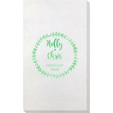 Sweet Wreath Bamboo Luxe Guest Towels