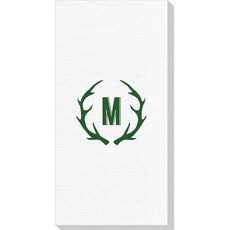 Antlers Initial Deville Guest Towels