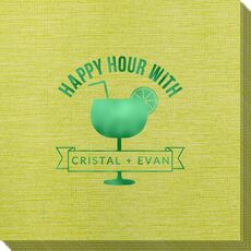 Happy Hour Margarita Bamboo Luxe Napkins