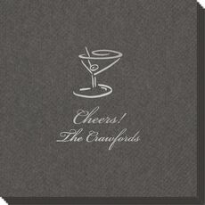 Classic Martini Linen Like Napkins