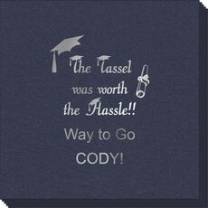 Tassel Hassle Linen Like Napkins