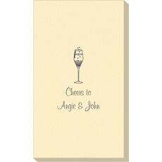 Bubbly Champagne Linen Like Guest Towels