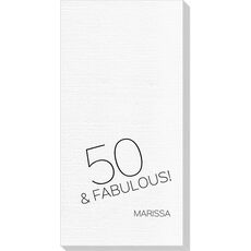 50 & Fabulous Deville Guest Towels