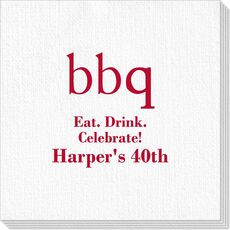 Big Word BBQ Deville Napkins