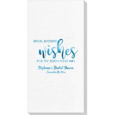 Bridal Shower Wishes Deville Guest Towels
