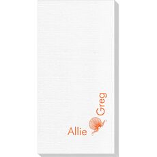 Corner Text with Shell Design Deville Guest Towels