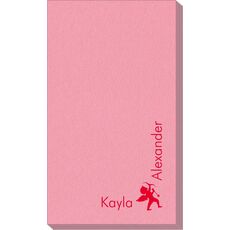 Corner Text with Cupid Design Linen Like Guest Towels