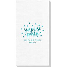 Surprise Party Confetti Dot Deville Guest Towels