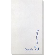 Corner Text with Anchor Bamboo Luxe Guest Towels