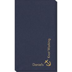 Corner Text with Anchor Linen Like Guest Towels