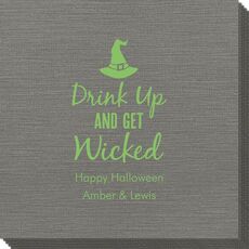 Drink Up and Get Wicked Bamboo Luxe Napkins