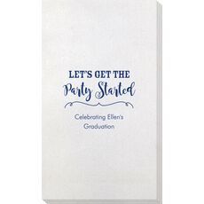 Let's Get the Party Started Bamboo Luxe Guest Towels