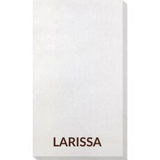 Big Bold Name Bamboo Luxe Guest Towels