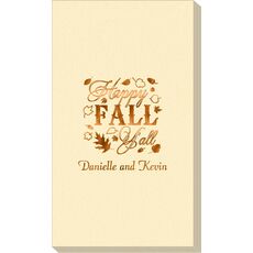 Happy Fall Y'all Linen Like Guest Towels