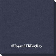 Create Your Hashtag Linen Like Napkins