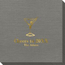 Martini Party Bamboo Luxe Napkins