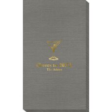 Martini Party Bamboo Luxe Guest Towels