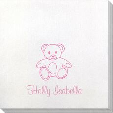 Little Teddy Bear Bamboo Luxe Napkins