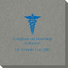 Medical Symbol Linen Like Napkins