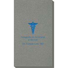 Medical Symbol Linen Like Guest Towels