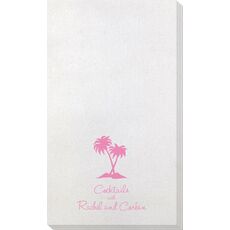 Palm Trees Bamboo Luxe Guest Towels