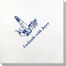 Nautical Lighthouse Bamboo Luxe Napkins