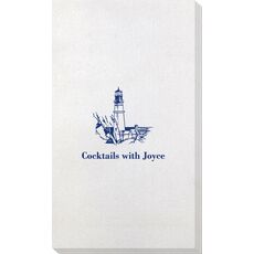 Nautical Lighthouse Bamboo Luxe Guest Towels