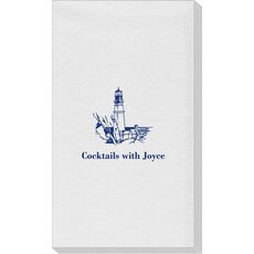 Nautical Lighthouse Linen Like Guest Towels