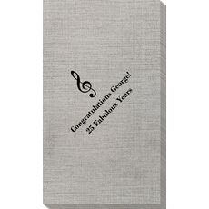 Treble Clef Bamboo Luxe Guest Towels