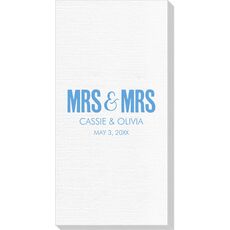 Bold Mrs & Mrs Deville Guest Towels